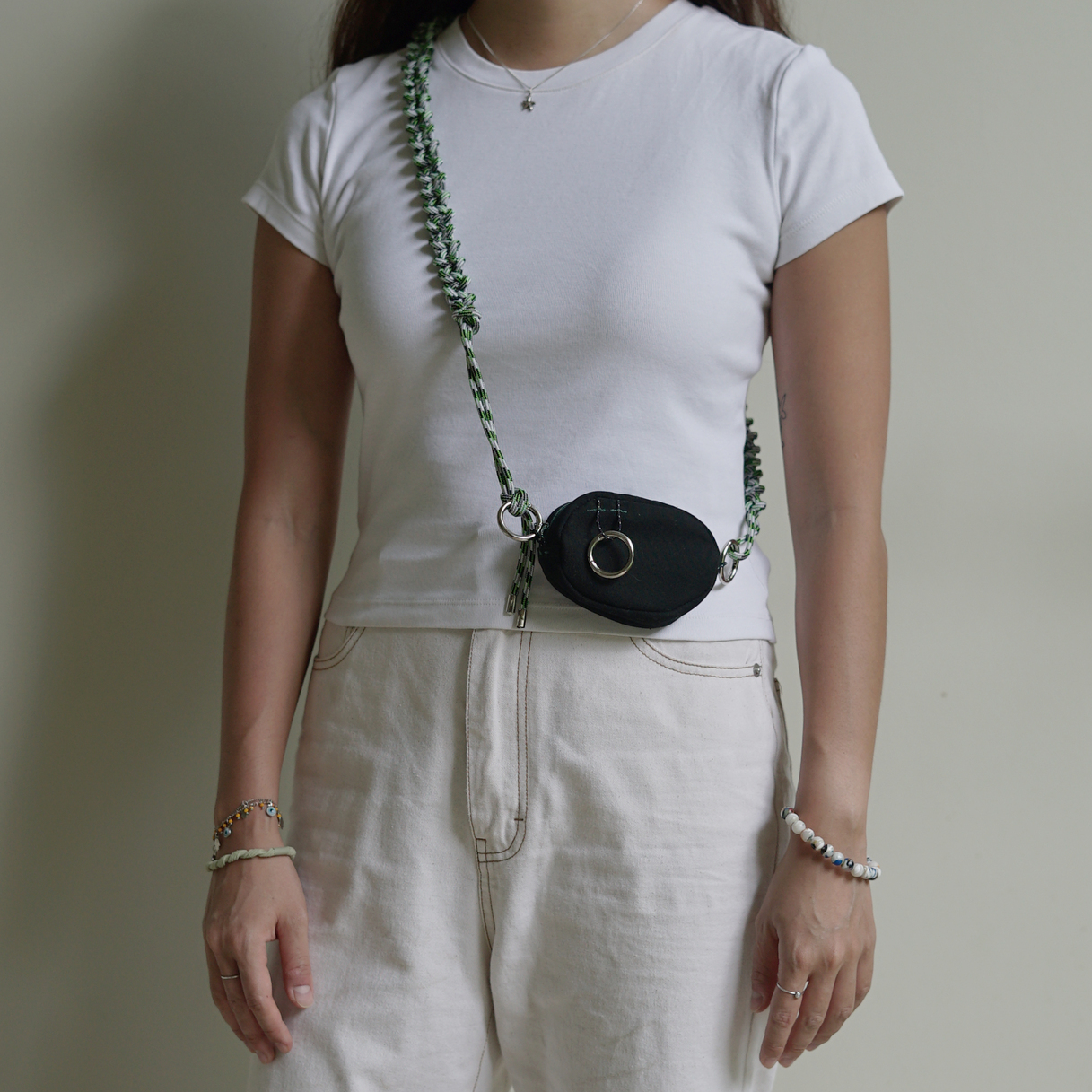 Three-way Sling Pouch in Basil