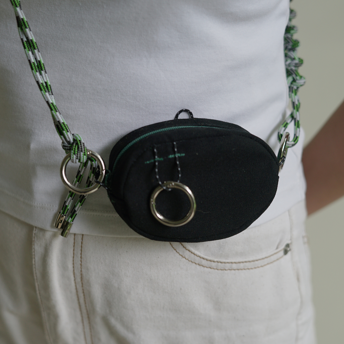 Three-way Sling Pouch in Basil - Image 2